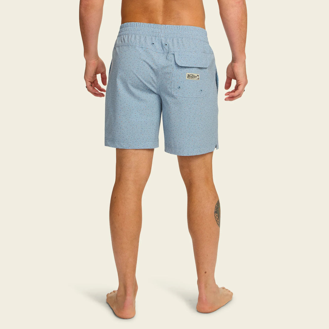 Howler Brothers Deep Set Boardshorts 17" | Lotsa Dots : Pool Blue
