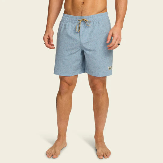 Howler Brothers Deep Set Boardshorts 17" | Lotsa Dots : Pool Blue