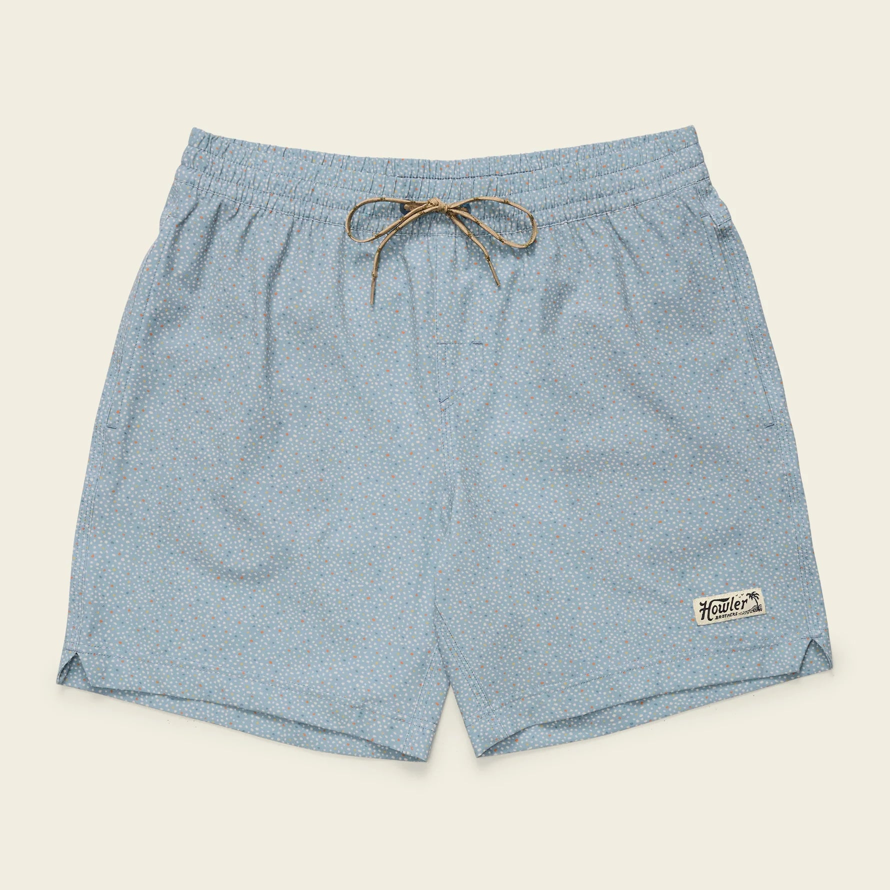 Howler Brothers Deep Set Boardshorts 17" | Lotsa Dots : Pool Blue
