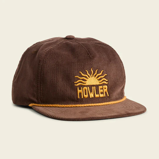 Howler Brothers El Sol Snapback | Brown Corduroy