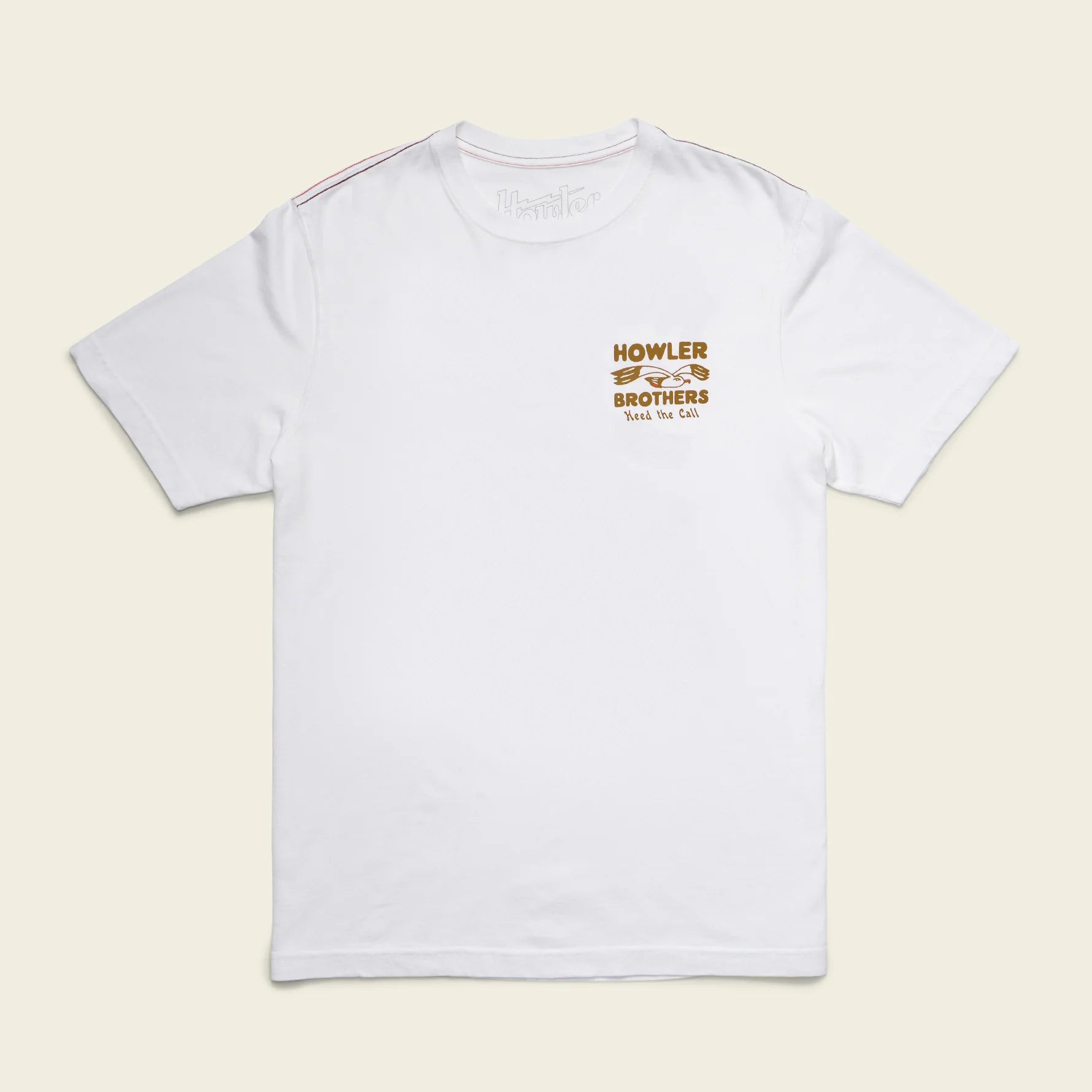Howler Brothers Flocka Seagulls Cotton T-Shirt | Vintage White