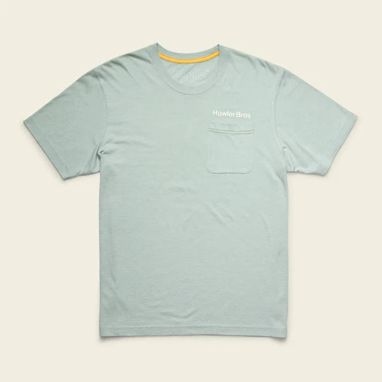 Howler Brothers Pelican Postage Pocket T-Shirt | Puritan Gray
