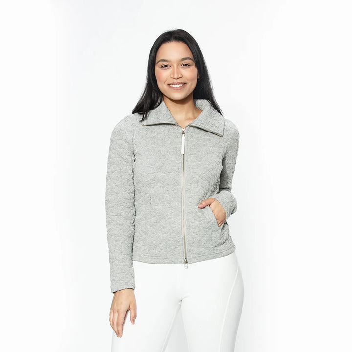 tonia debellis Shiloh Jacket Block Letter Greymix