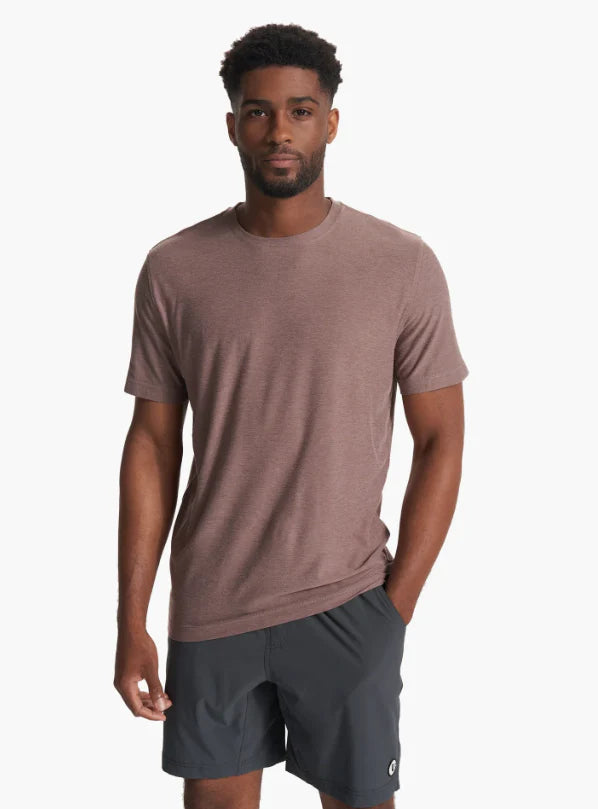 Vuori Men's Strato Tech Tee | Hazel Heather