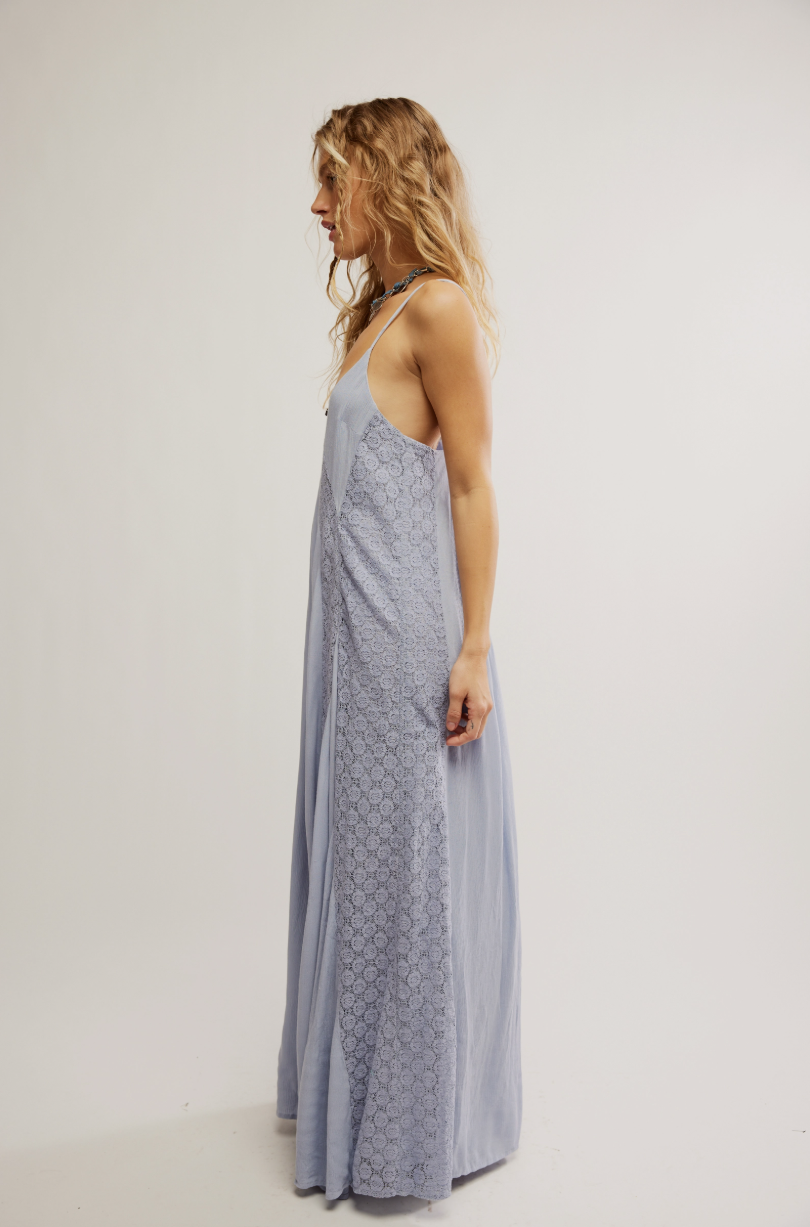 Free People Trail Of Flowers Maxi Dress | Dried Hydrangea