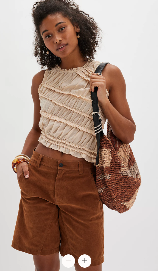 Free People Pink Sands Smocked Top | Pink Sands