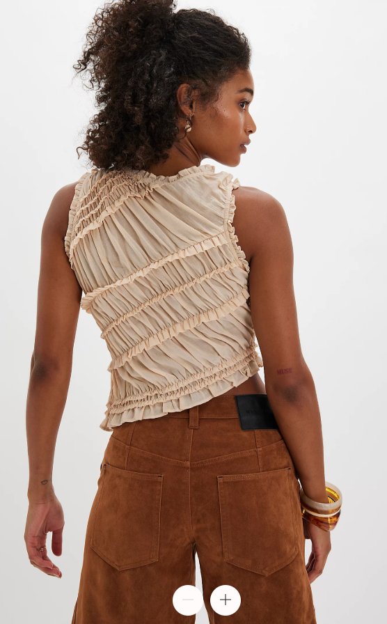 Free People Pink Sands Smocked Top | Pink Sands