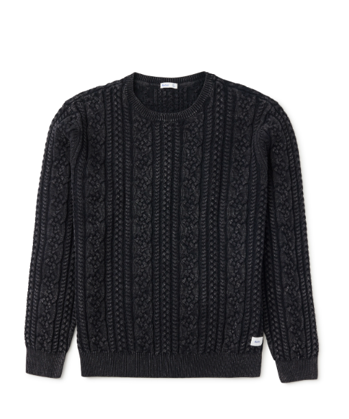 Katin Fisherman Sweater | Black Wash