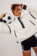 FP Movement Mountain High 1/2 Zip White Combo