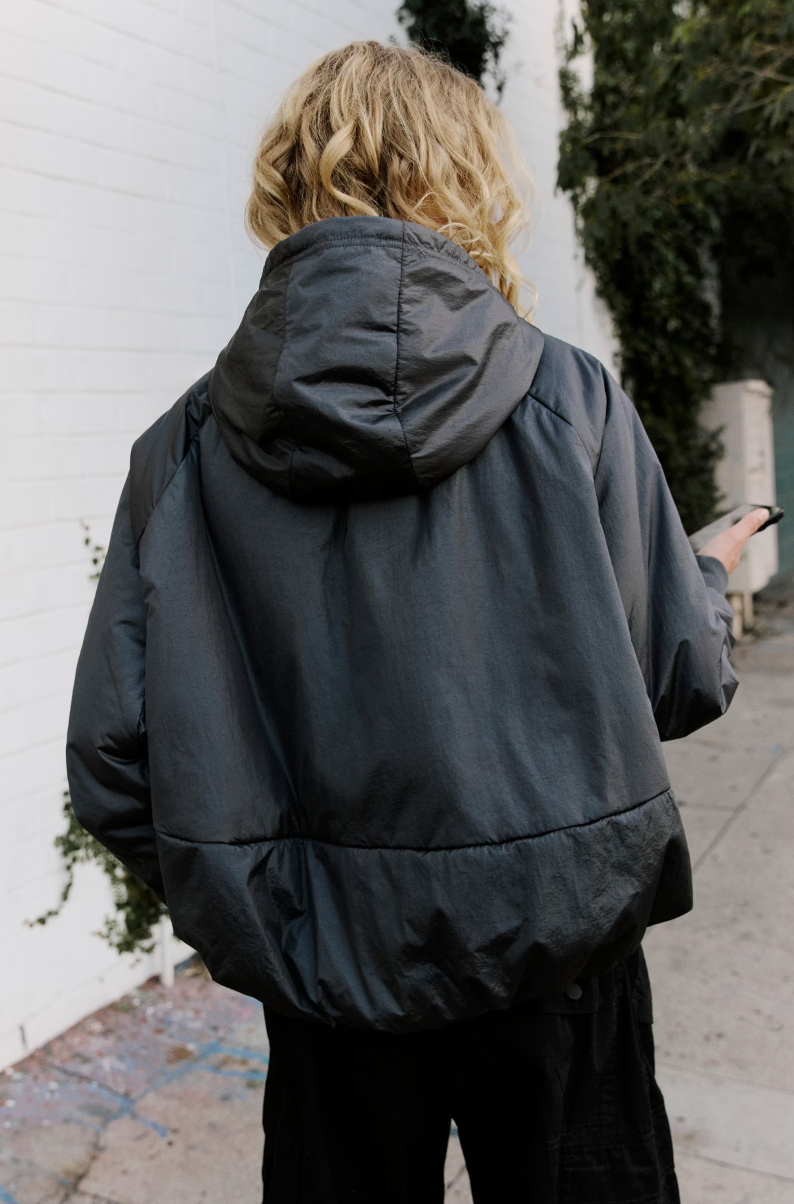 FP Movement Maxed Out Puffer Jacket in Vintage Black 