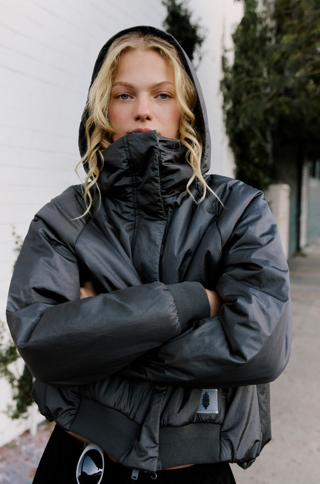 FP Movement Maxed Out Puffer Jacket in Vintage Black 