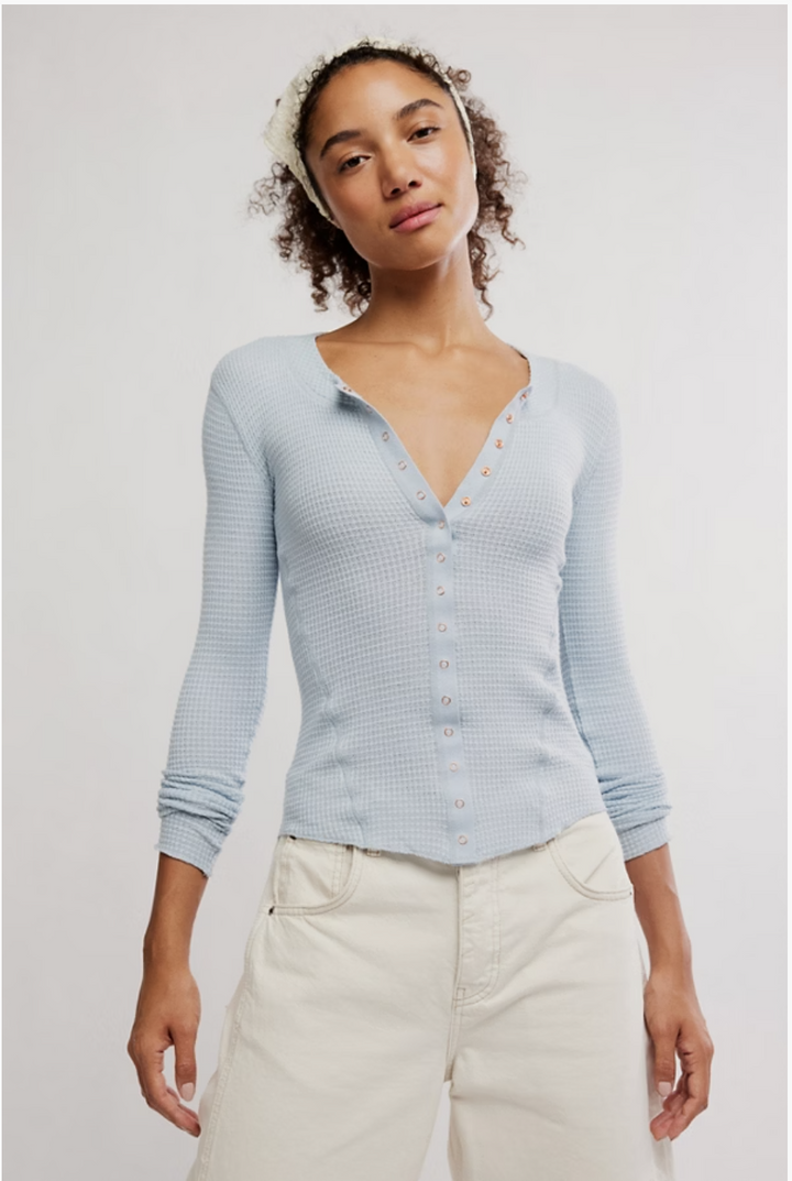 Free People Going Places Cardi | Pearl Blue
