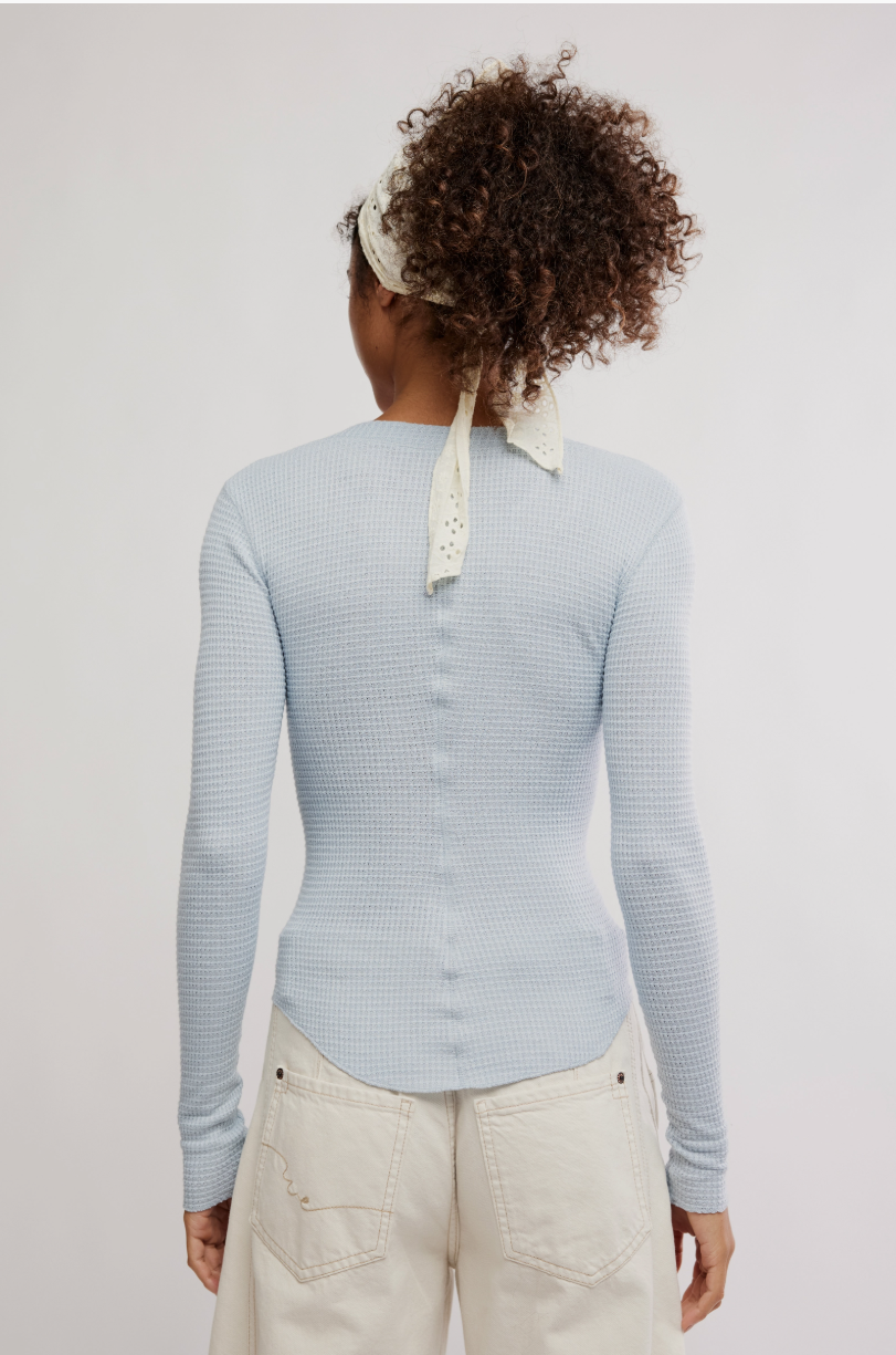 Free People Going Places Cardi | Pearl Blue