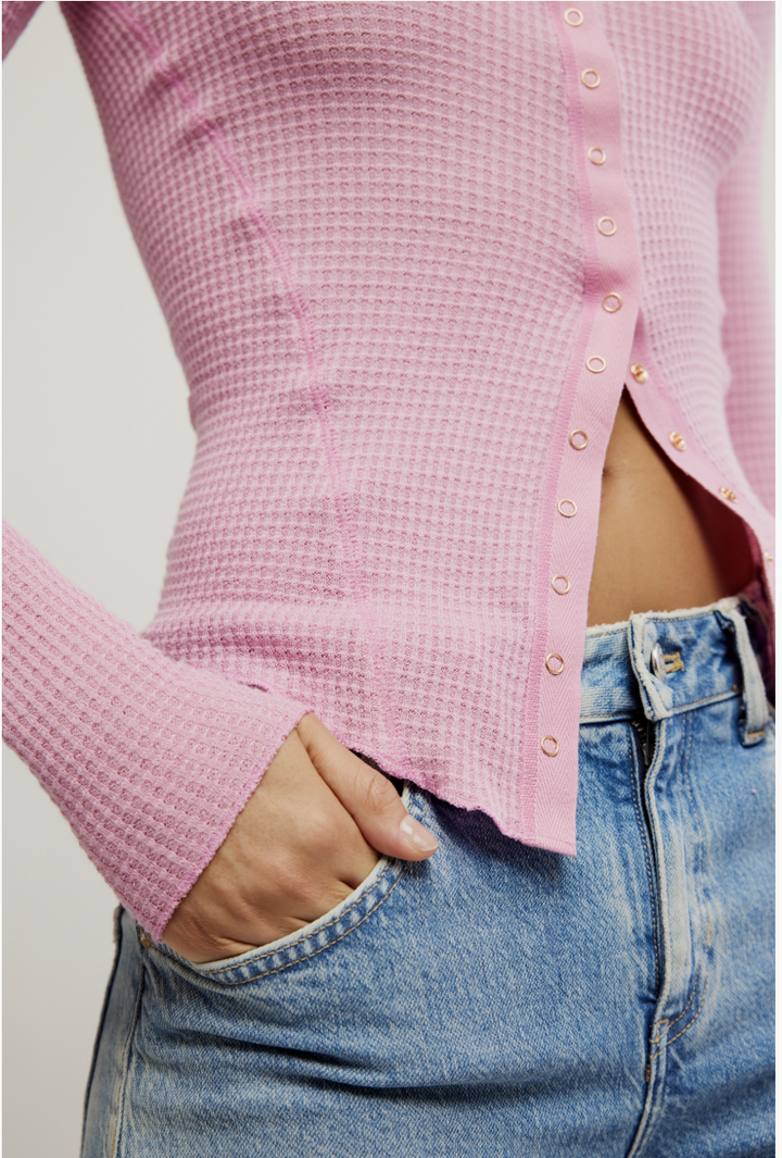 Free People Going Places Cardi | Orchid Smoke