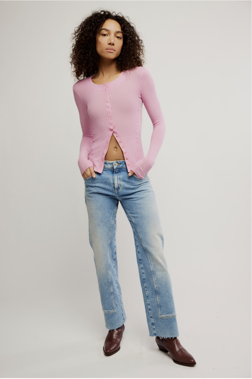 Free People Going Places Cardi | Orchid Smoke