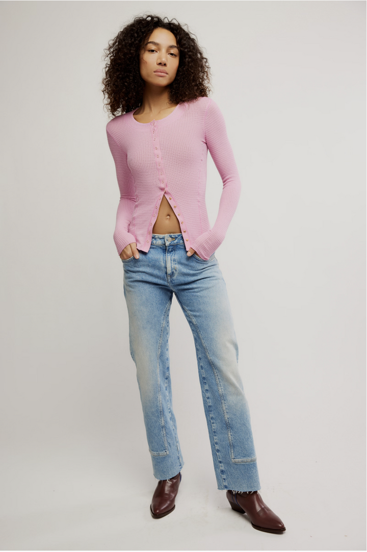 Free People Going Places Cardi | Orchid Smoke