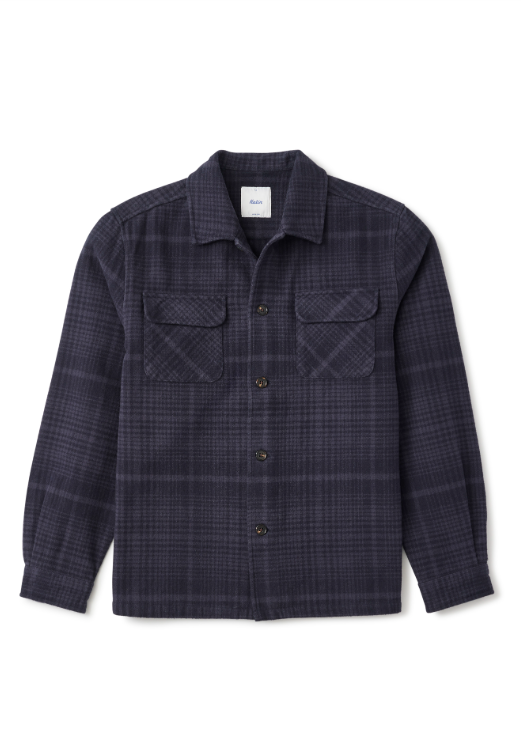 Shiloh Flannel | Navy Plaid