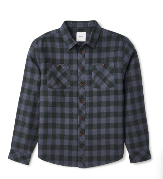 Katin Sierra Flannel | Washed Blue Plaid