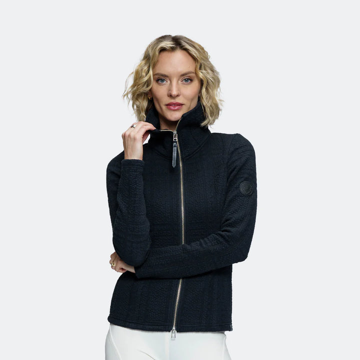 tonia debellis Shiloh Jacket Uniquilt Black