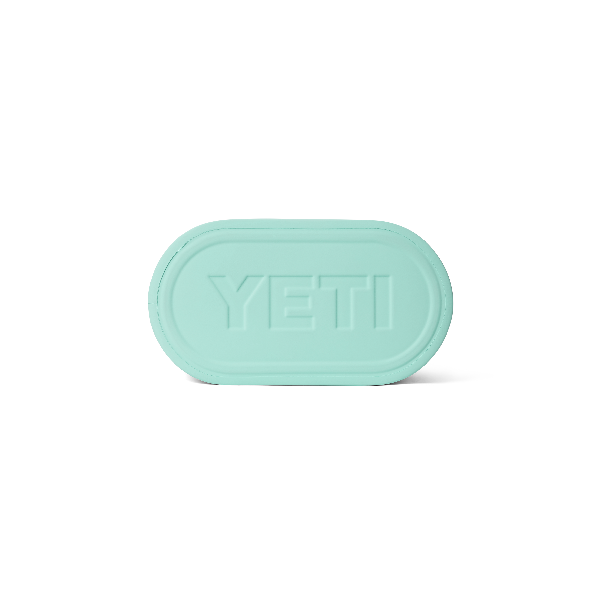 Light blue YETI lid on a white background