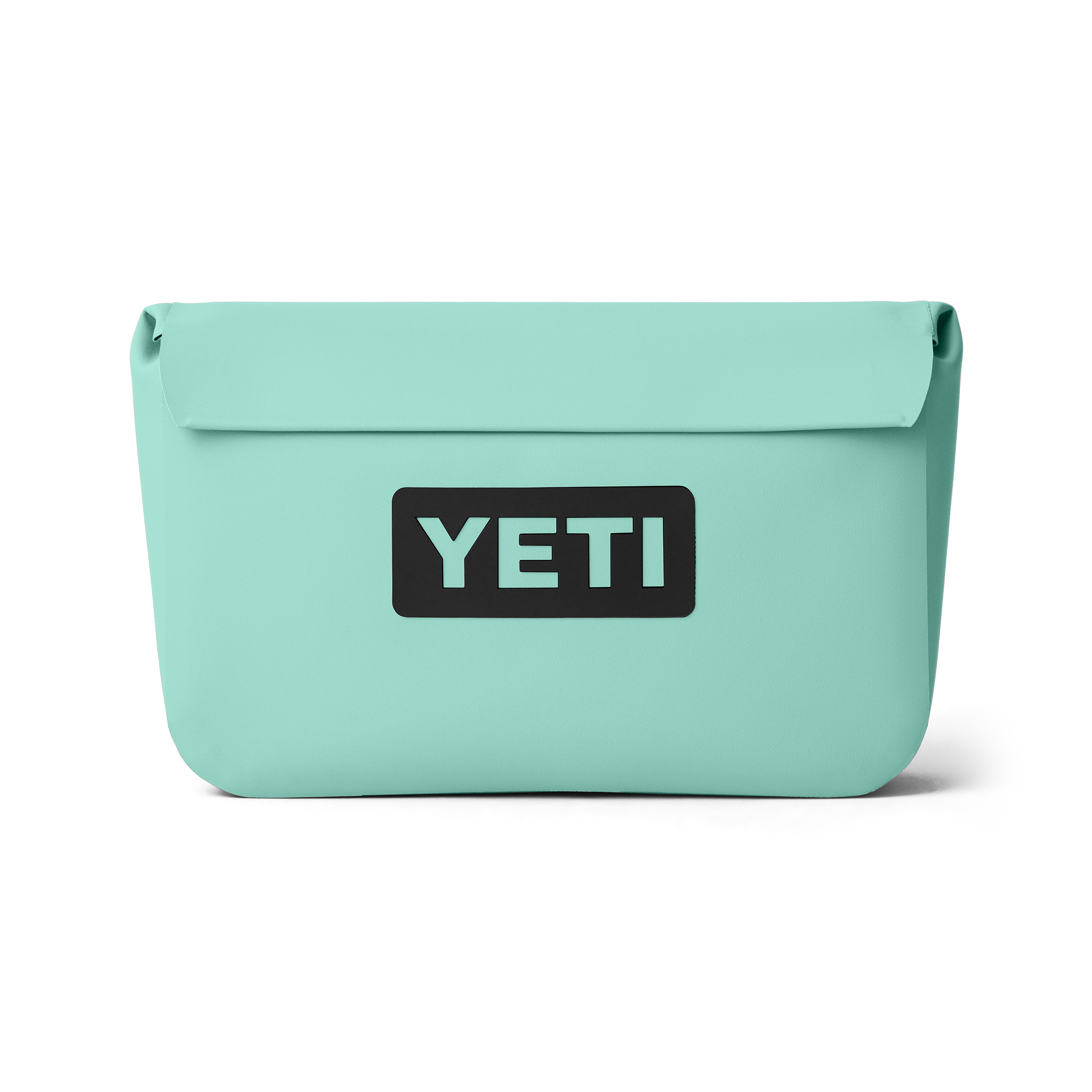 Mint green bag with YETI logo on a white background