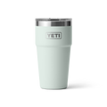 YETI tumbler with a light blue color on a white background