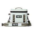 YETI cooler bag with straps on a white background