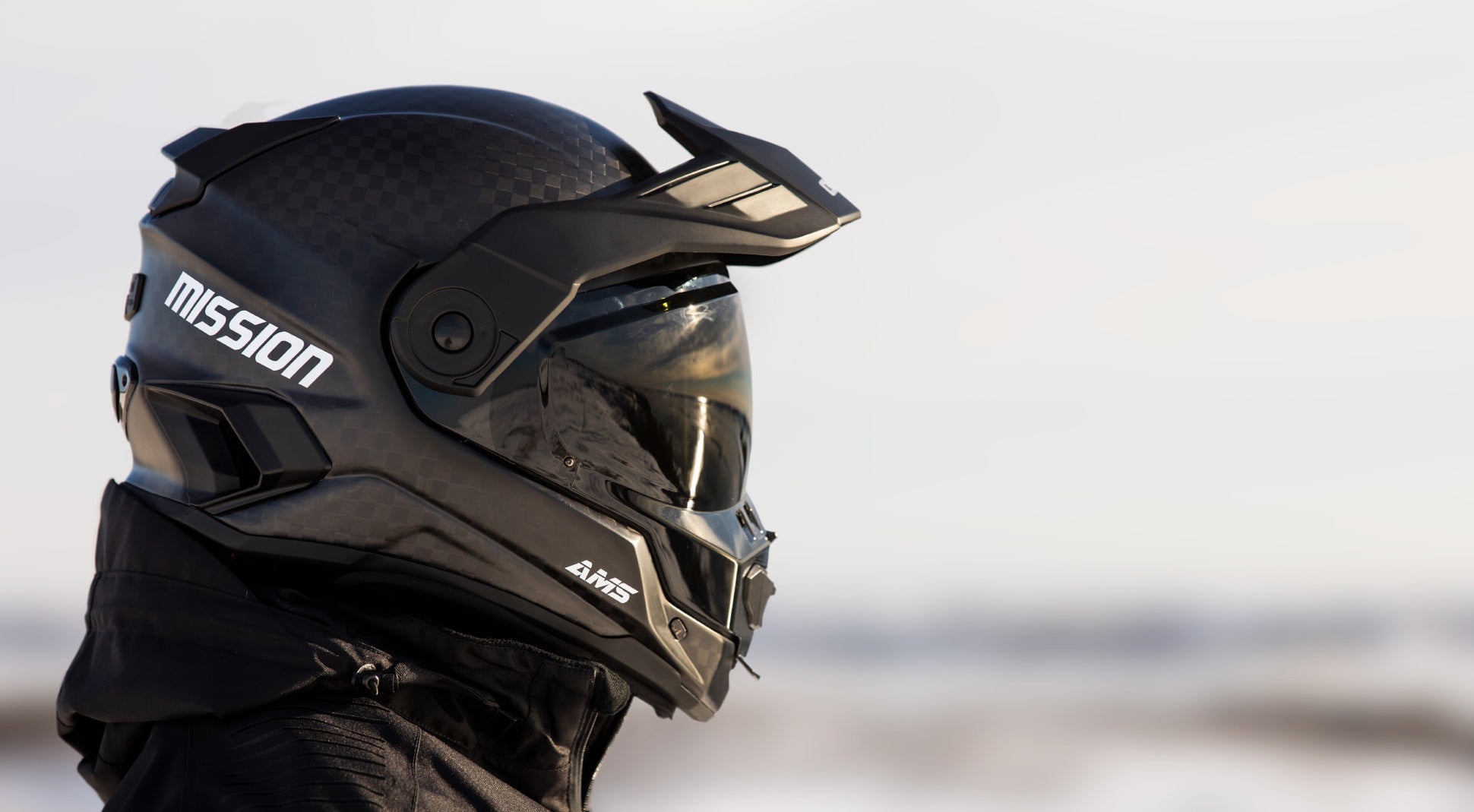 CKX Mission AMS Full Face Carbon Helmet – Bear Rock