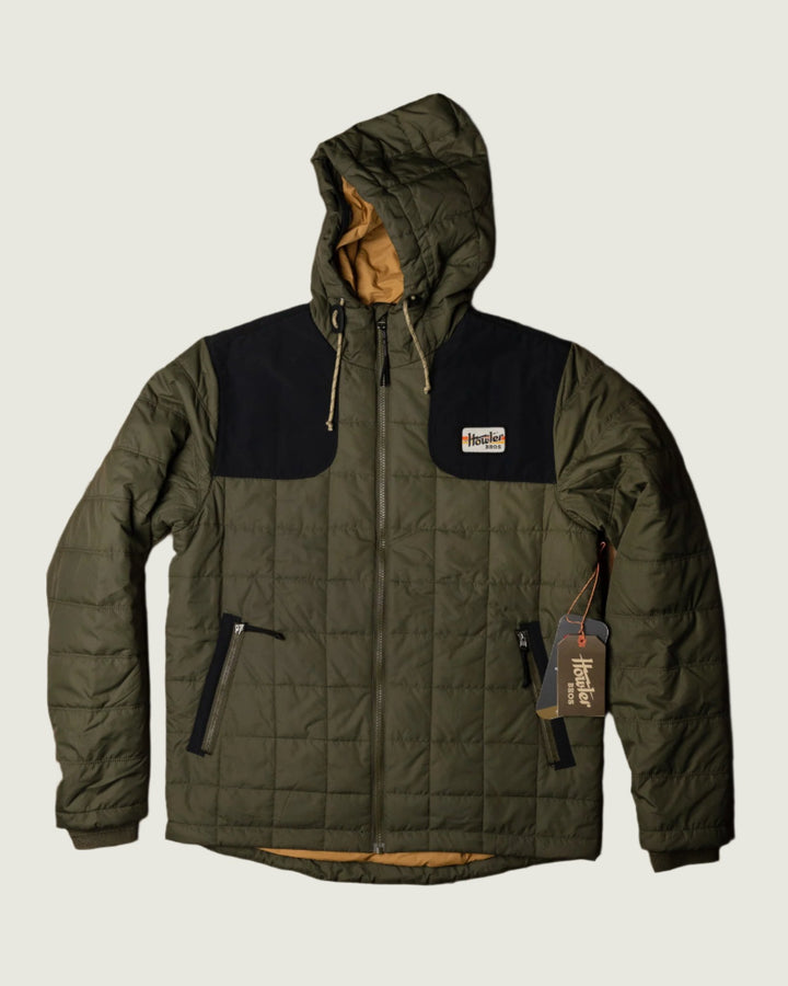 Howler Bros Spellbinder Parka Green Coal Black