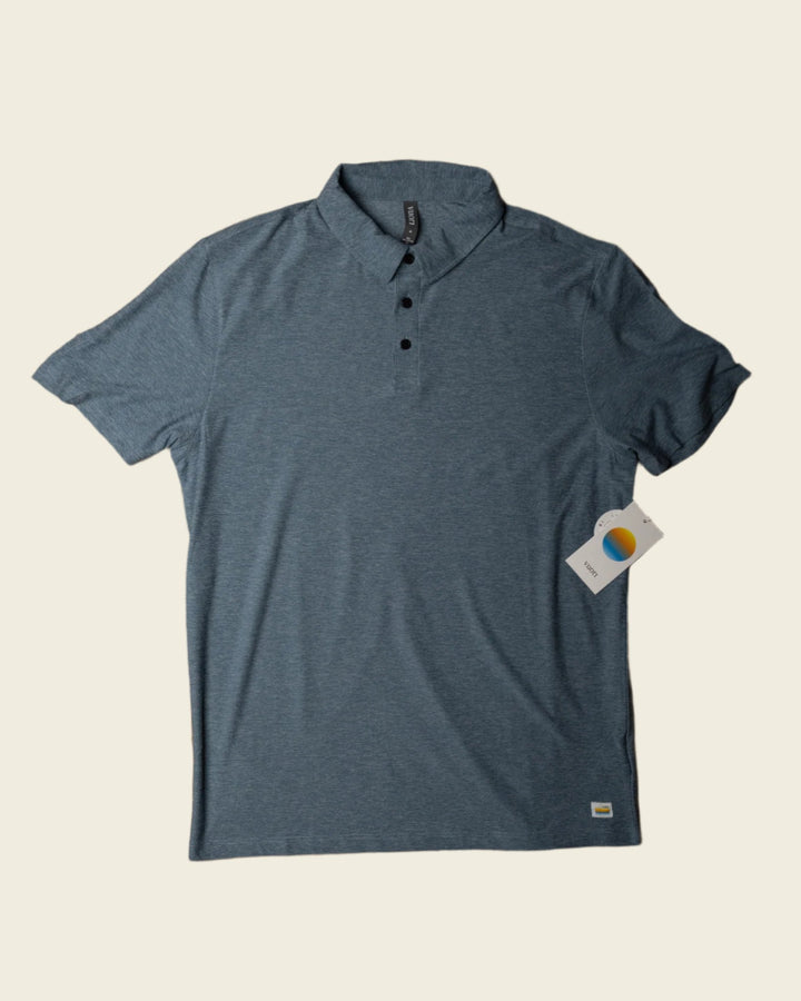 Vuori Men's Strato Tech Polo Cloud Heather