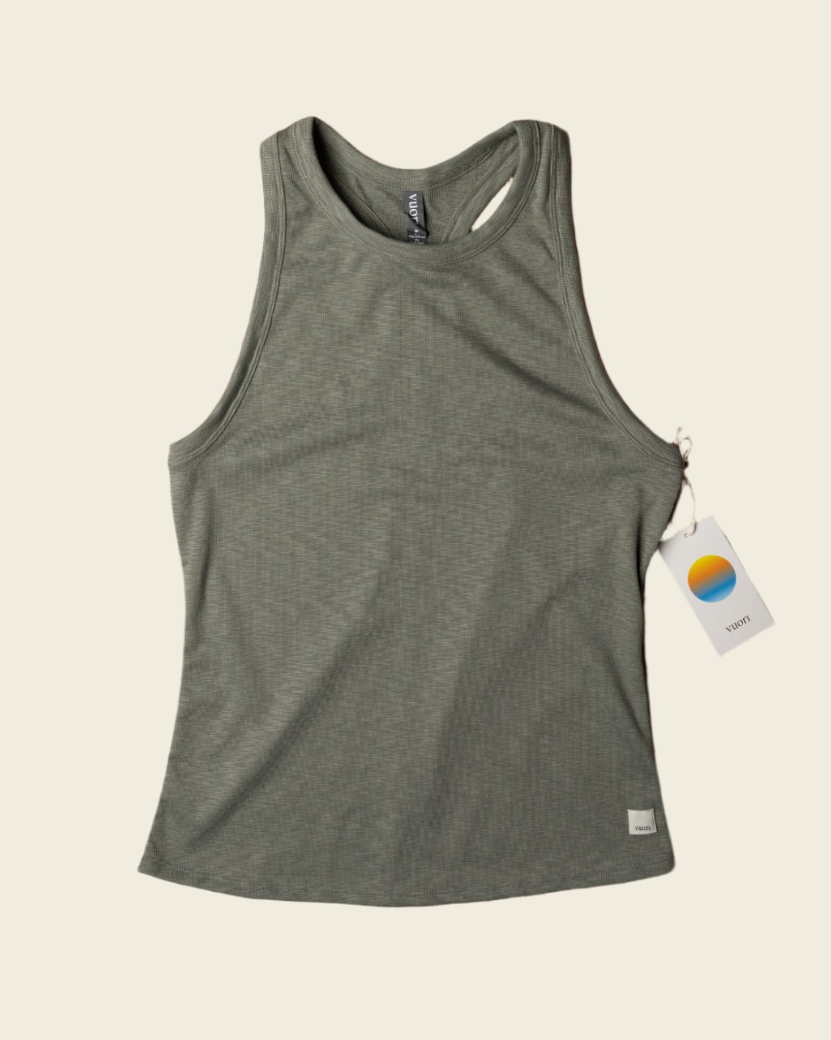 Vuori Women's Sunrise High Neck Tank Pistachio