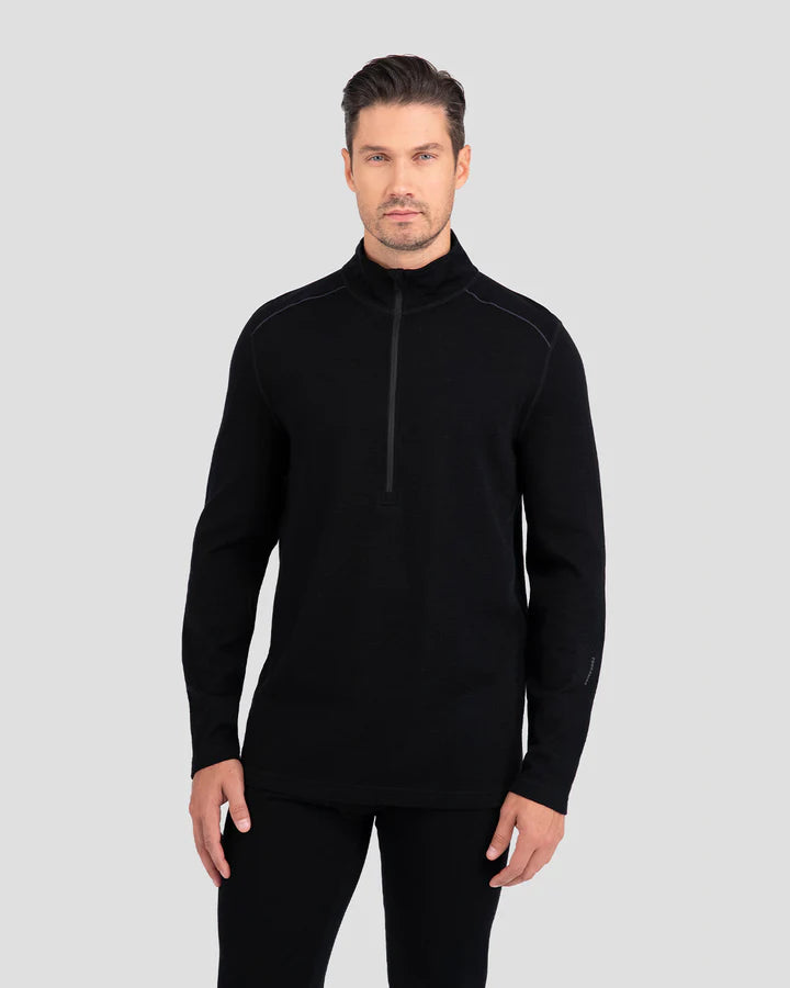 Terramar 2.0 M's Ultra Merino Half Zip Black