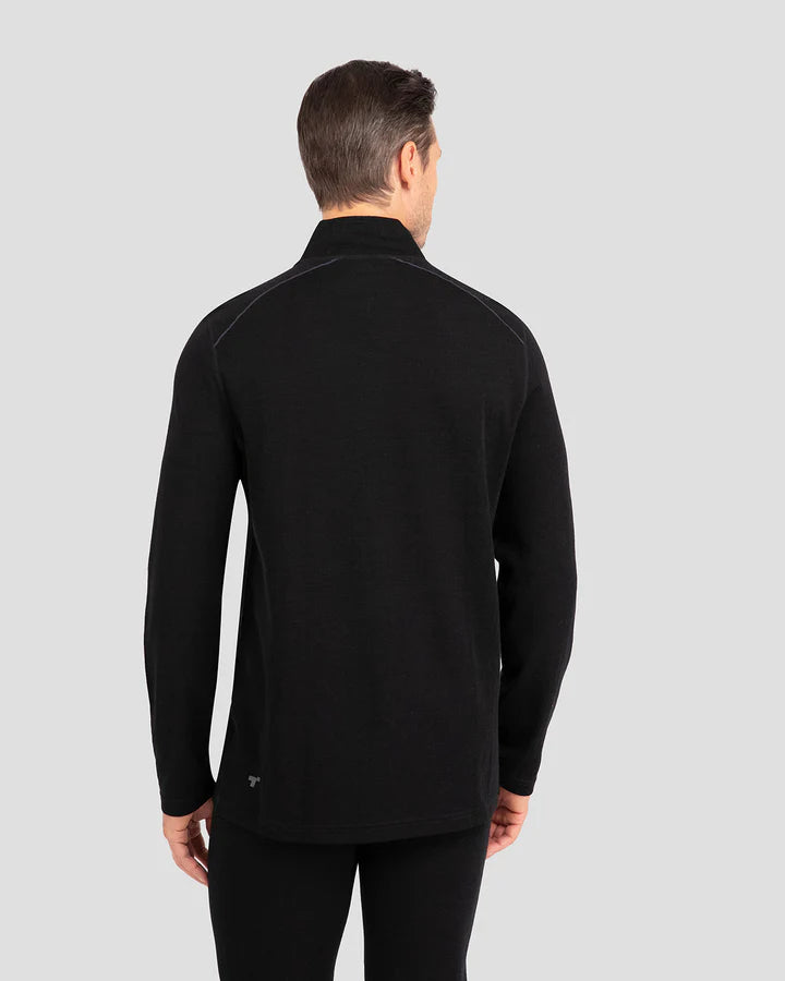 Terramar 2.0 M's Ultra Merino Half Zip Black