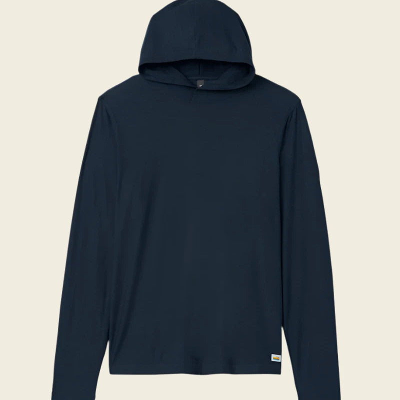 Vuori M's Strato Tech Hoodie | Navy Heather 