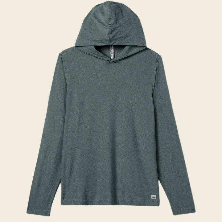 Vuori M's Strato Tech Hoodie | Smoked Beryl