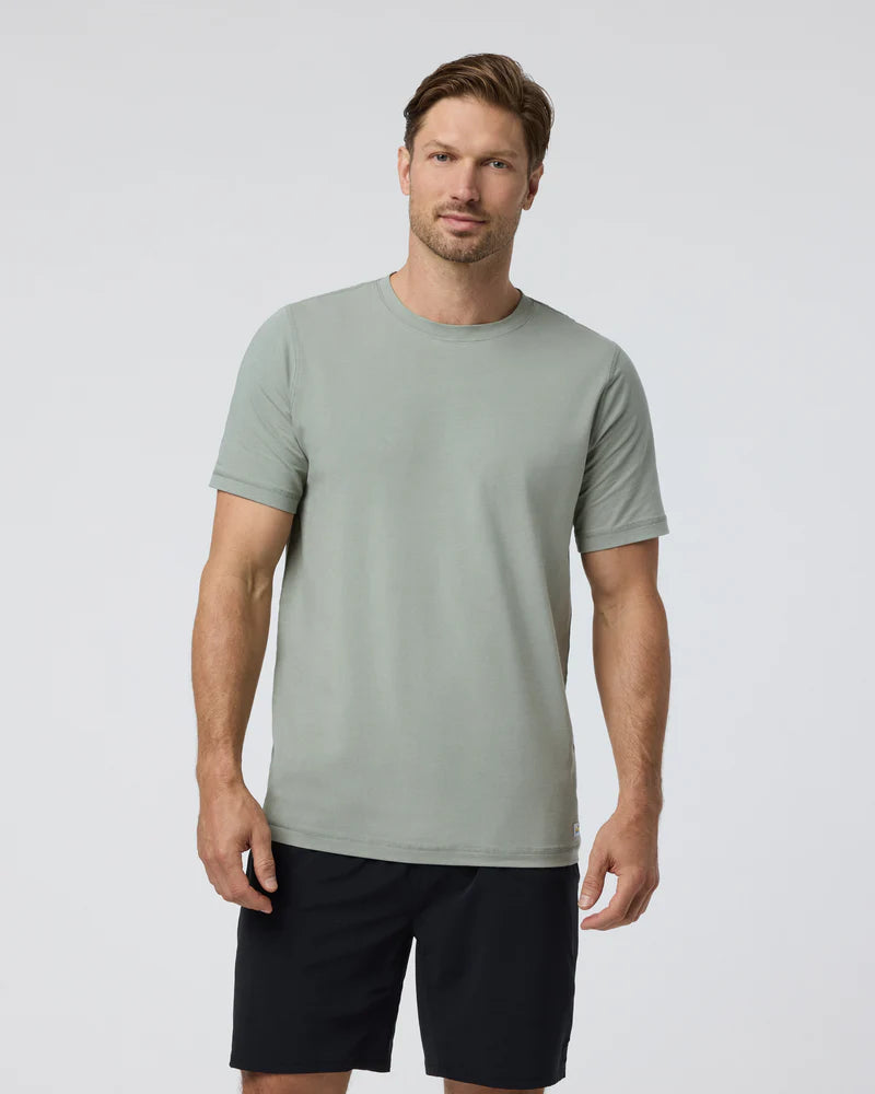 Vuori Men's Tuvalu Tee | Agave Green 