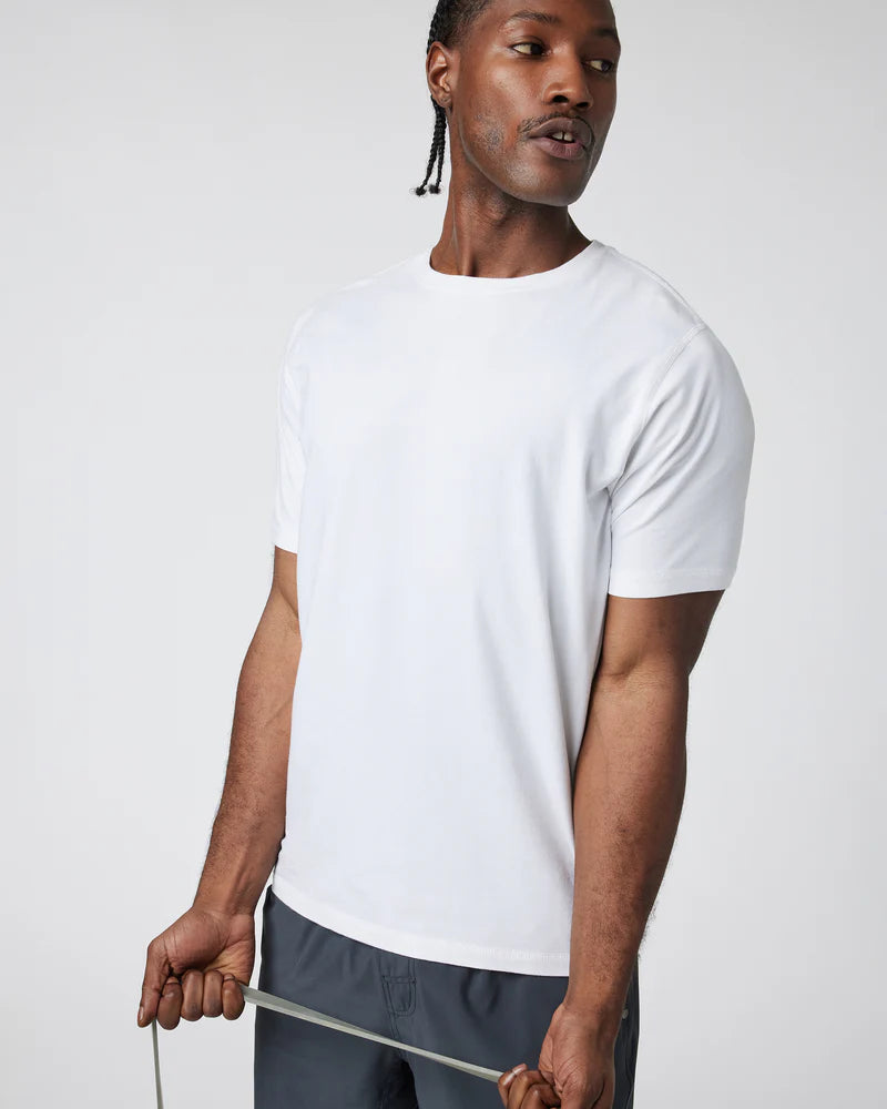 Vuori Men's Tuvalu Tee | White