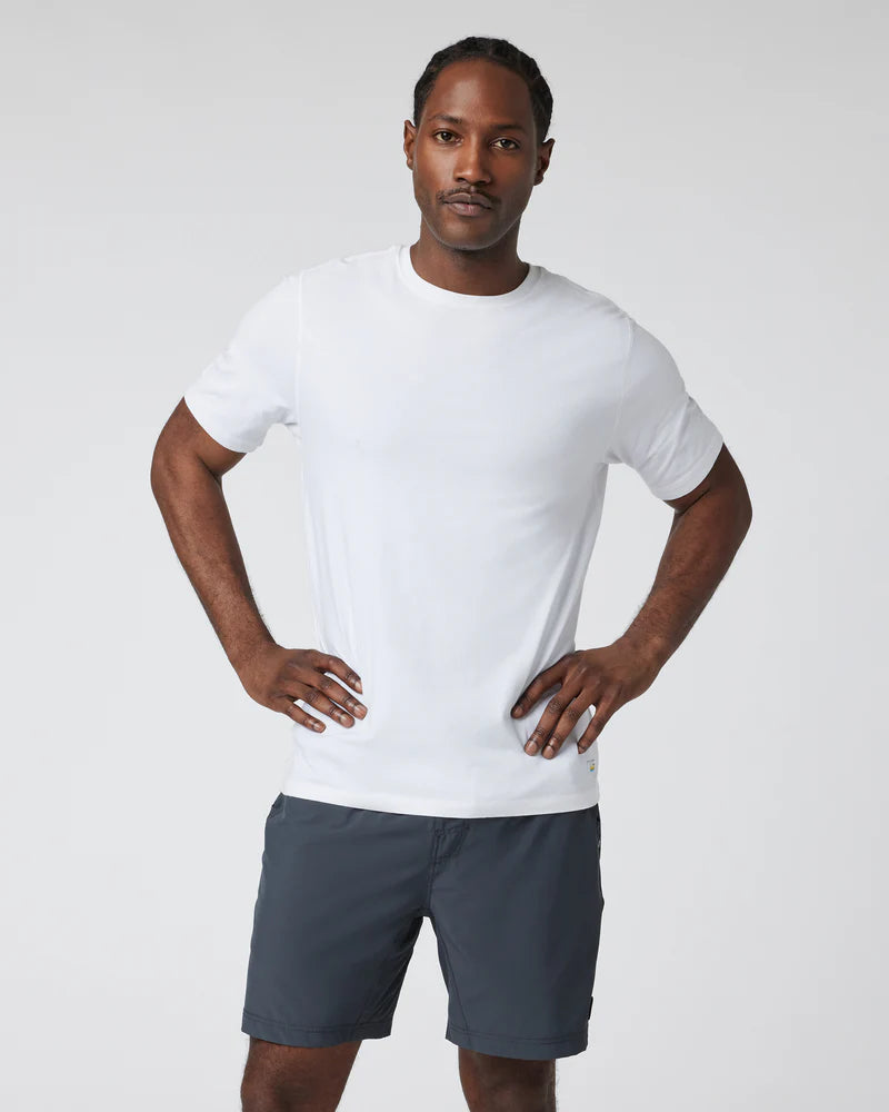 Vuori Men's Tuvalu Tee | White