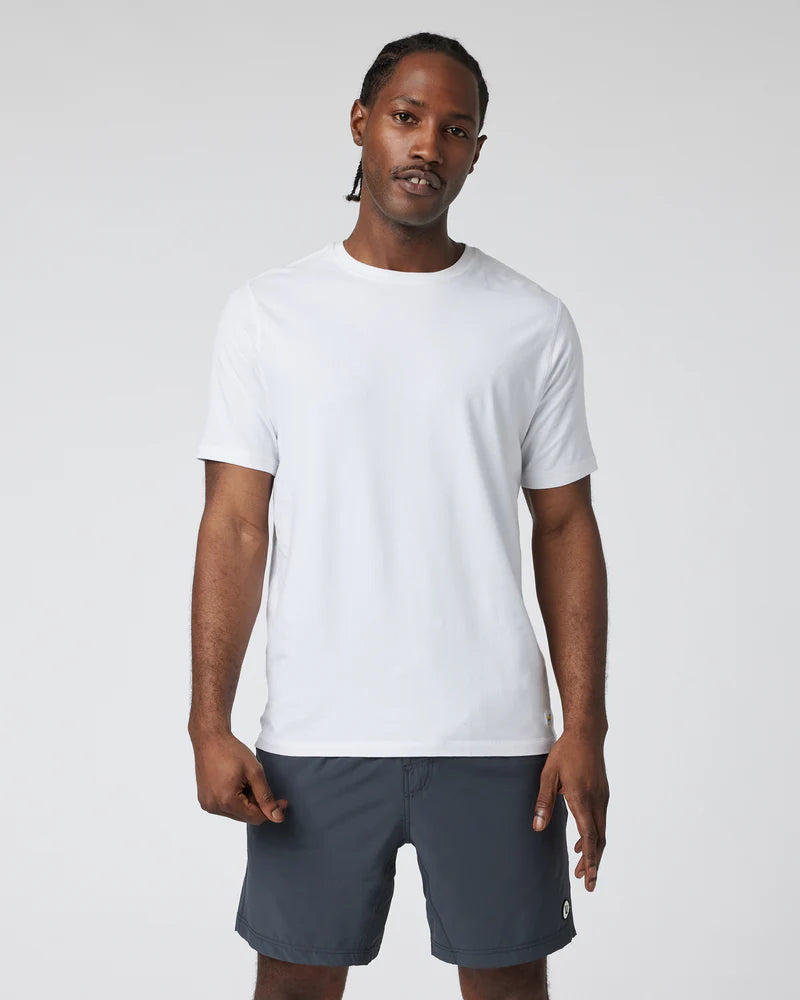 Vuori Men's Tuvalu Tee | White