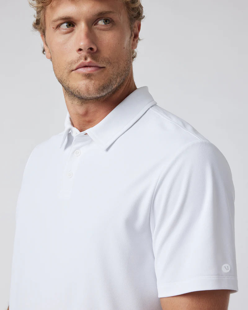 Vuori Men's Gamepoint Polo | White