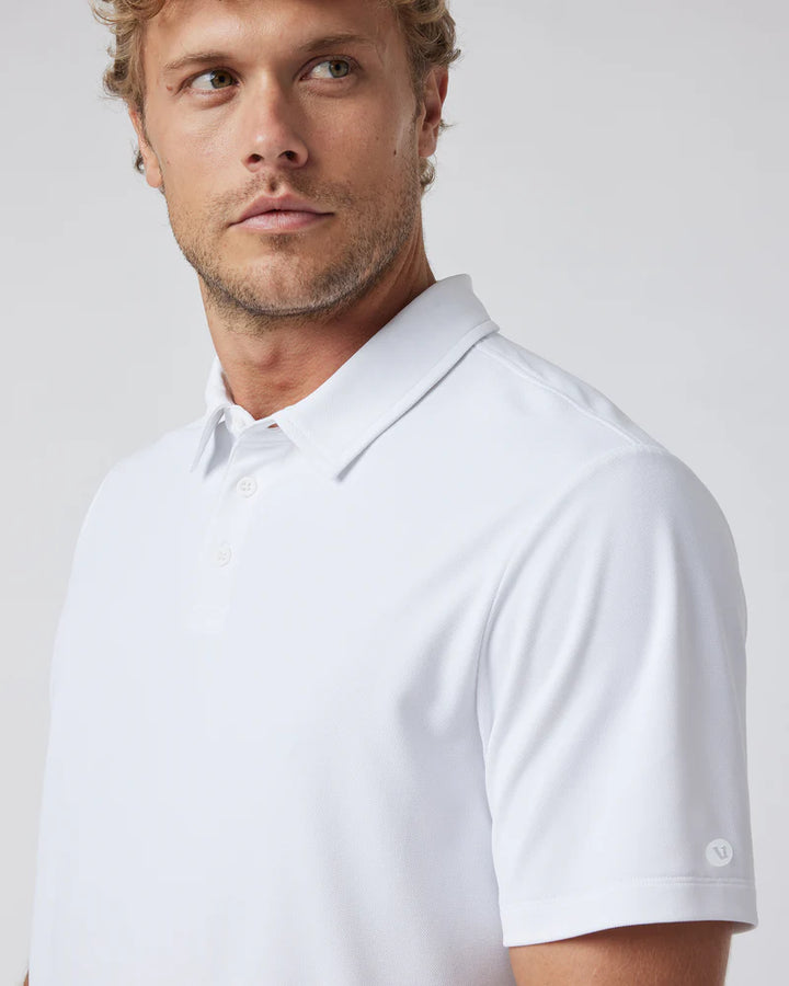 Vuori Men's Gamepoint Polo | White