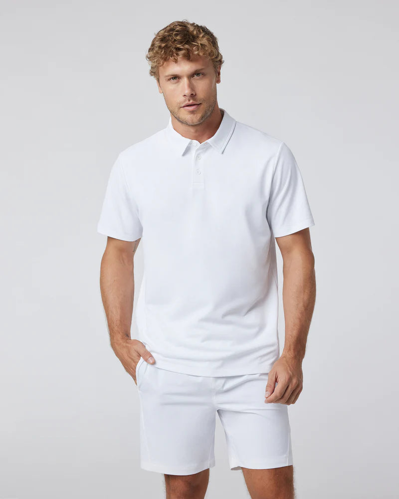 Vuori Men's Gamepoint Polo | White