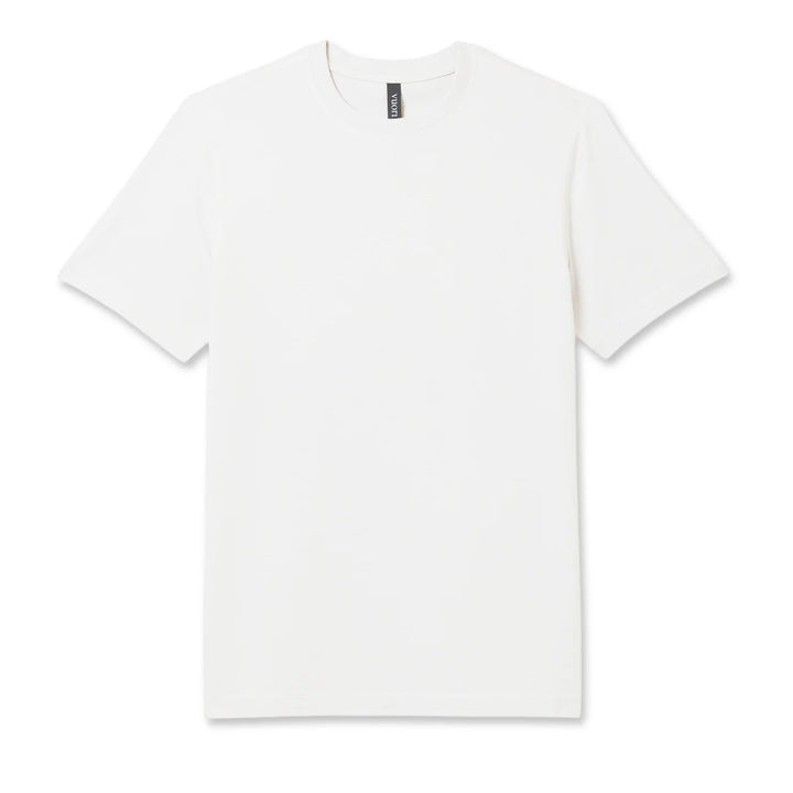 White t-shirt on a white background