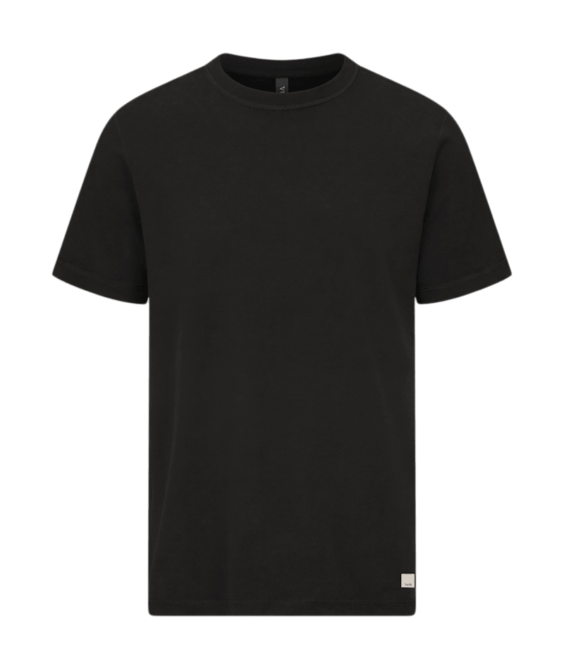 a black t shirt on a white background