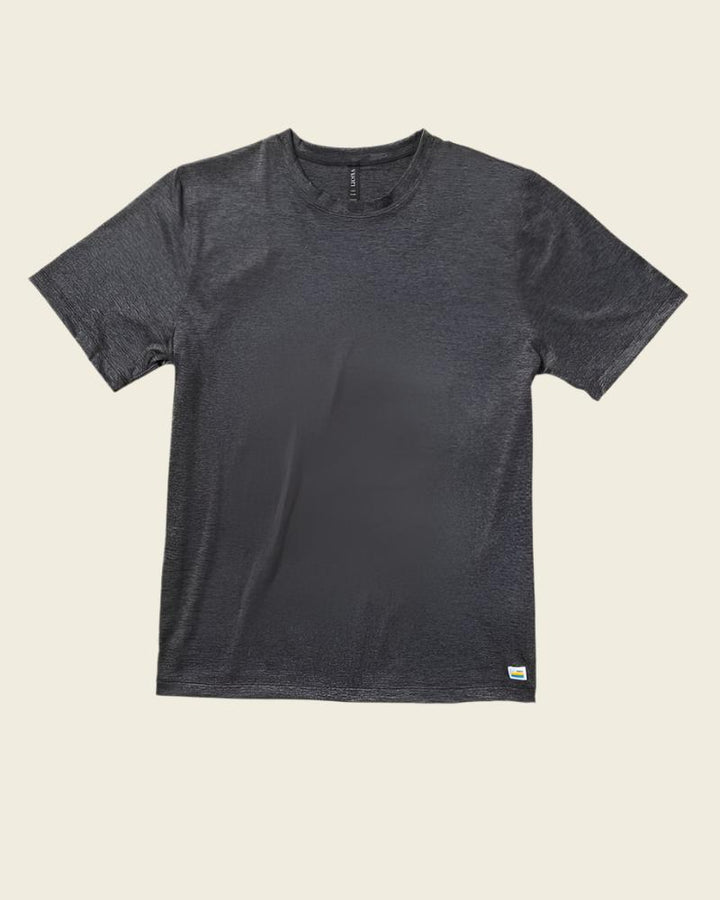 Vuori Men's Strato Tech Tee | Charcoal Heather