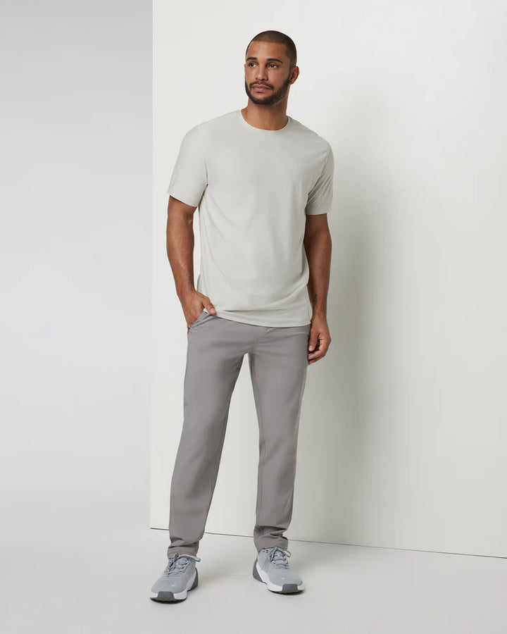 Vuori Men's Strato Tech Tee | Salt Heather