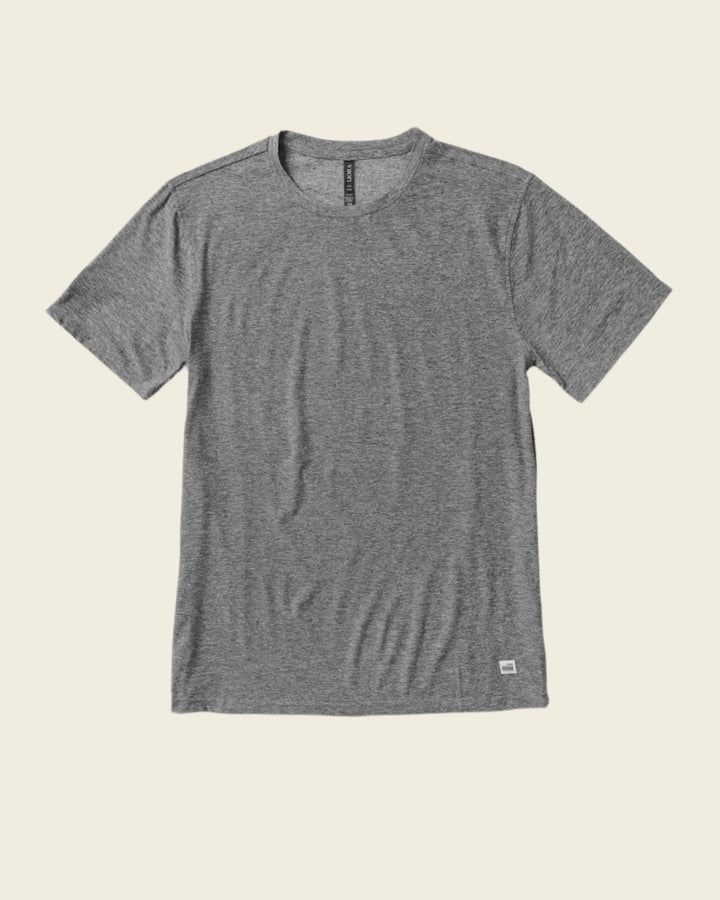 Vuori Men's Strato Tech Tee | Heather Grey