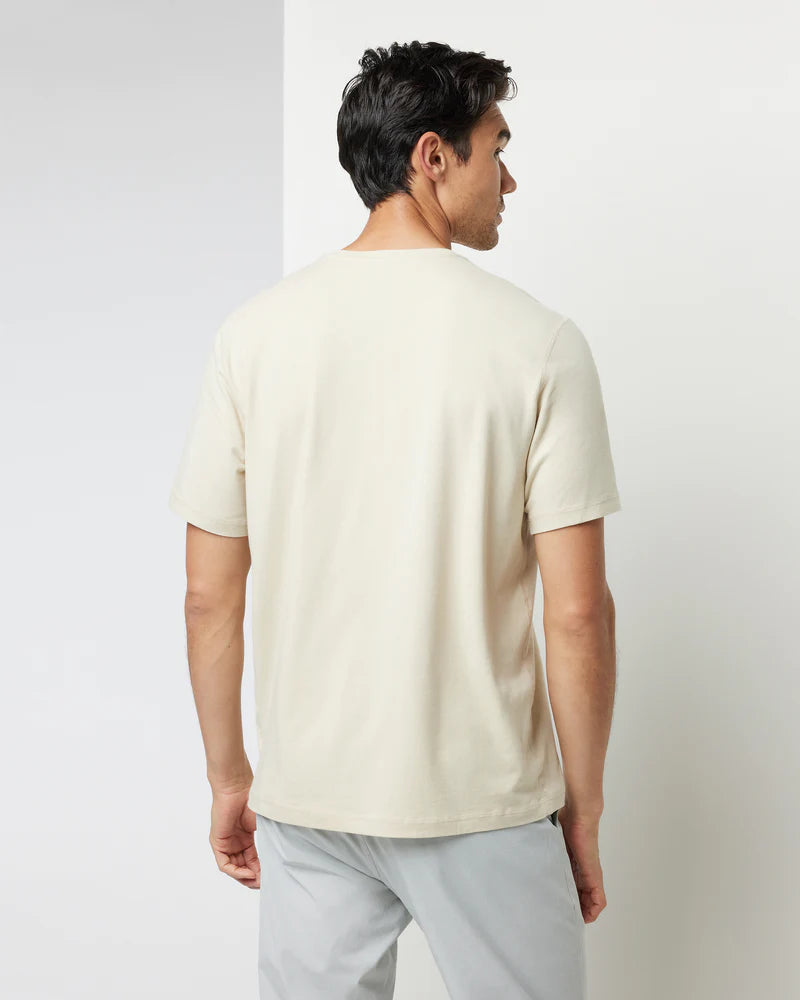Vuori M's Short Sleeve Ever Henley Cashew