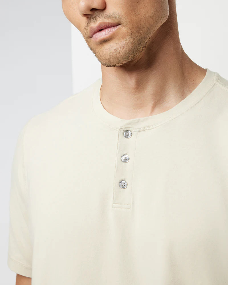 Vuori M's Short Sleeve Ever Henley Cashew