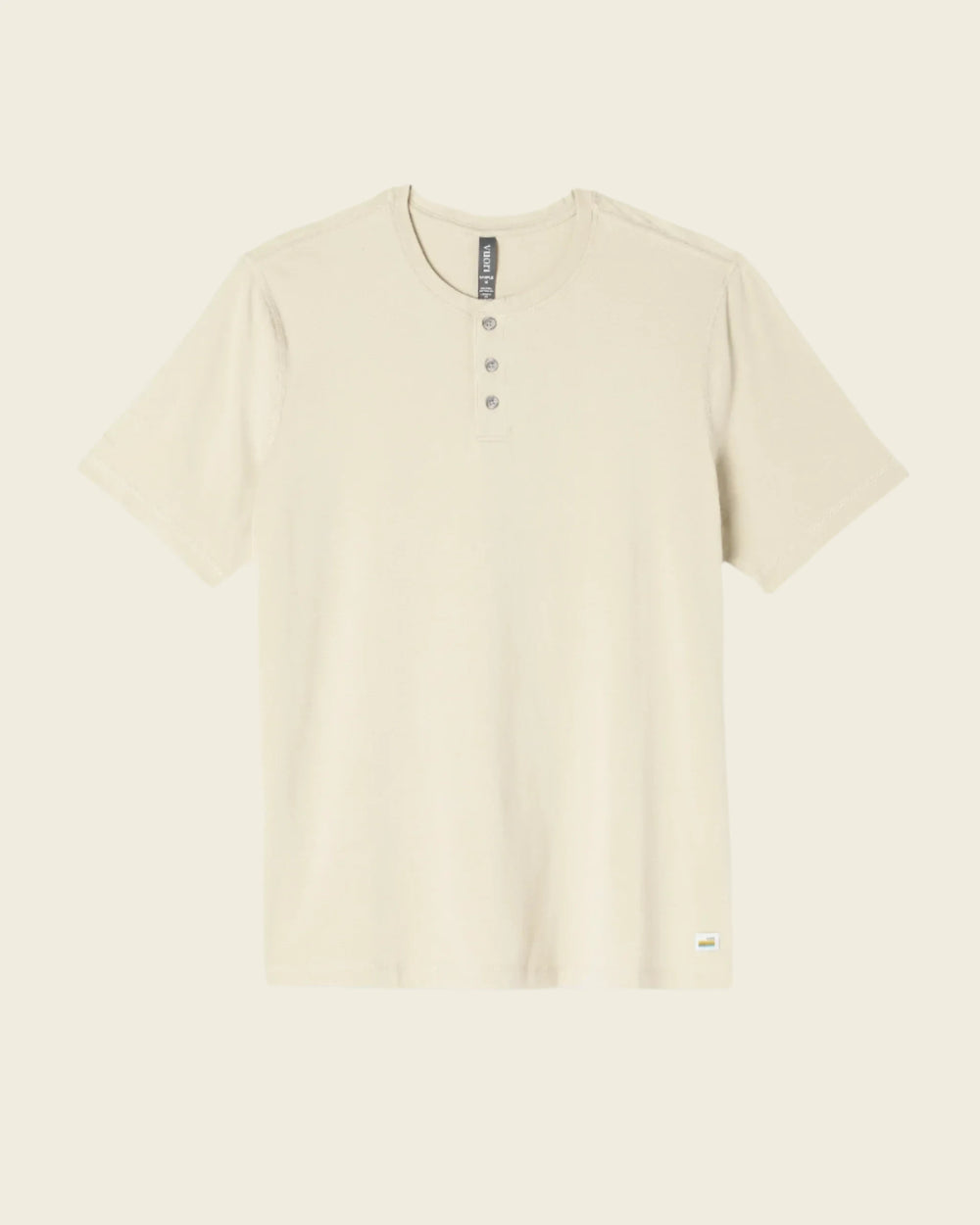 Vuori M's Short-Sleeve Ever Henley | Cashew